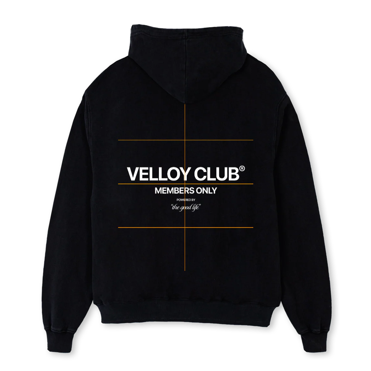 VHODONE Black Oversized Hoodie. - Image 2