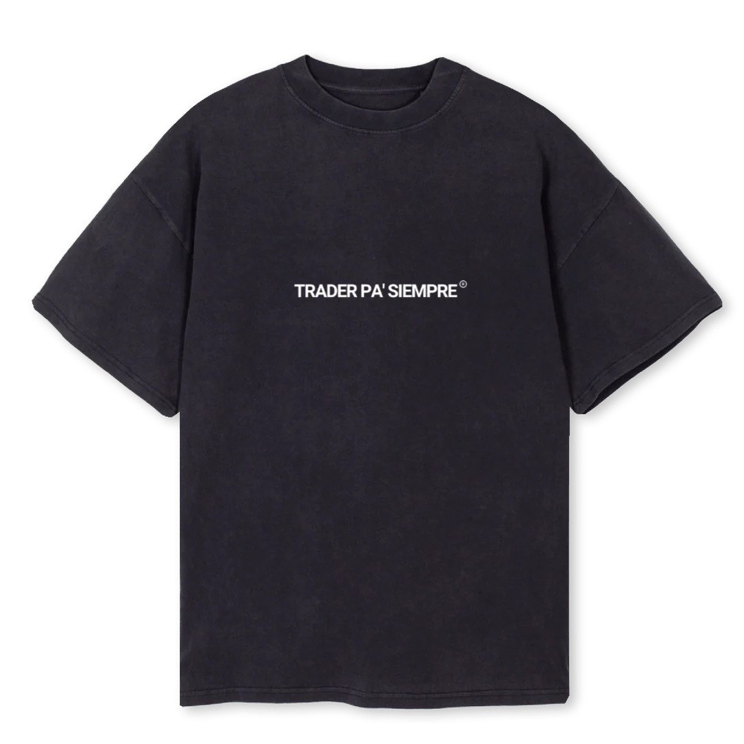 VICTRADERPASIEMPRE Vintage Black Oversized Tee.
