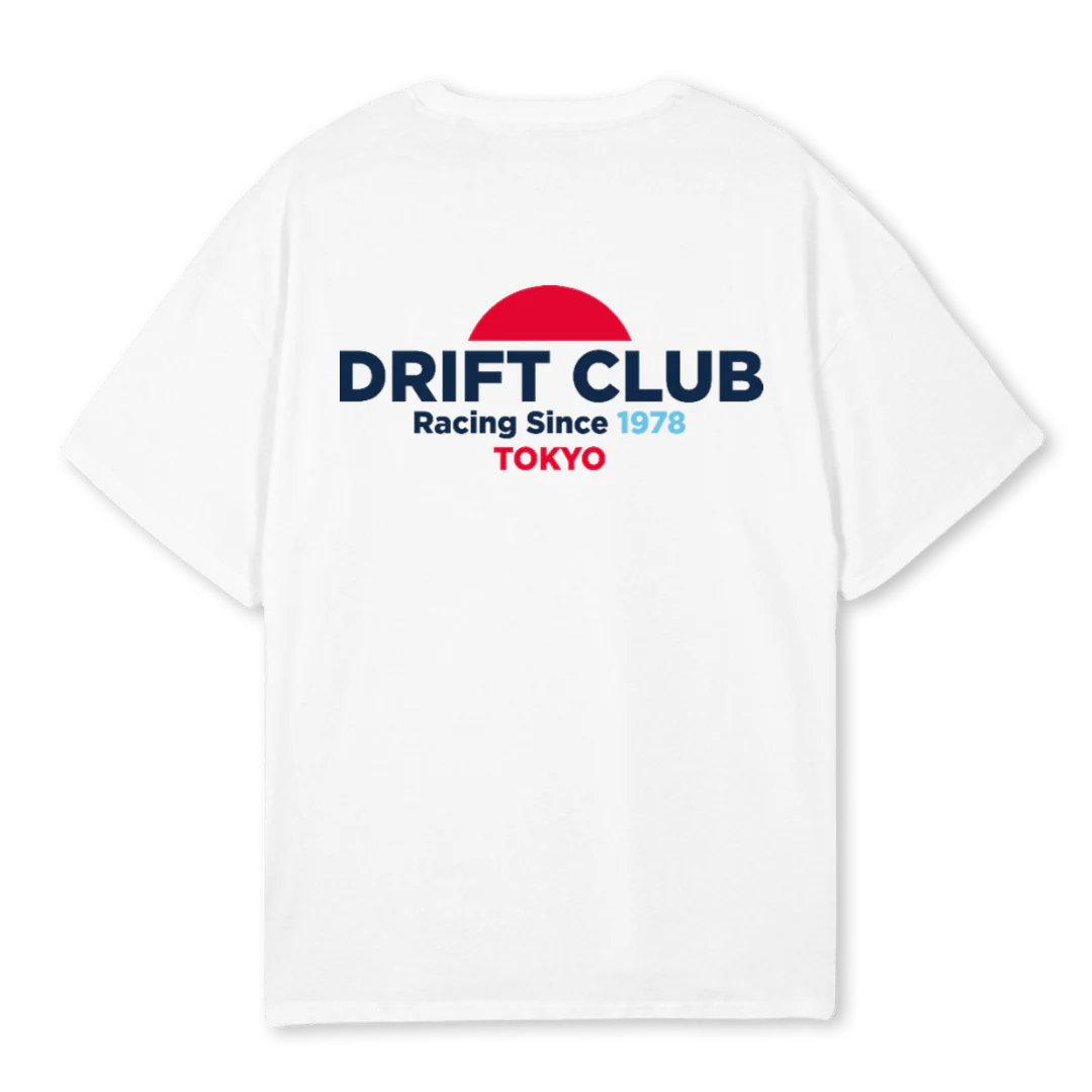 VIGY DRIFT CLUB White Oversized Tee. - Image 2