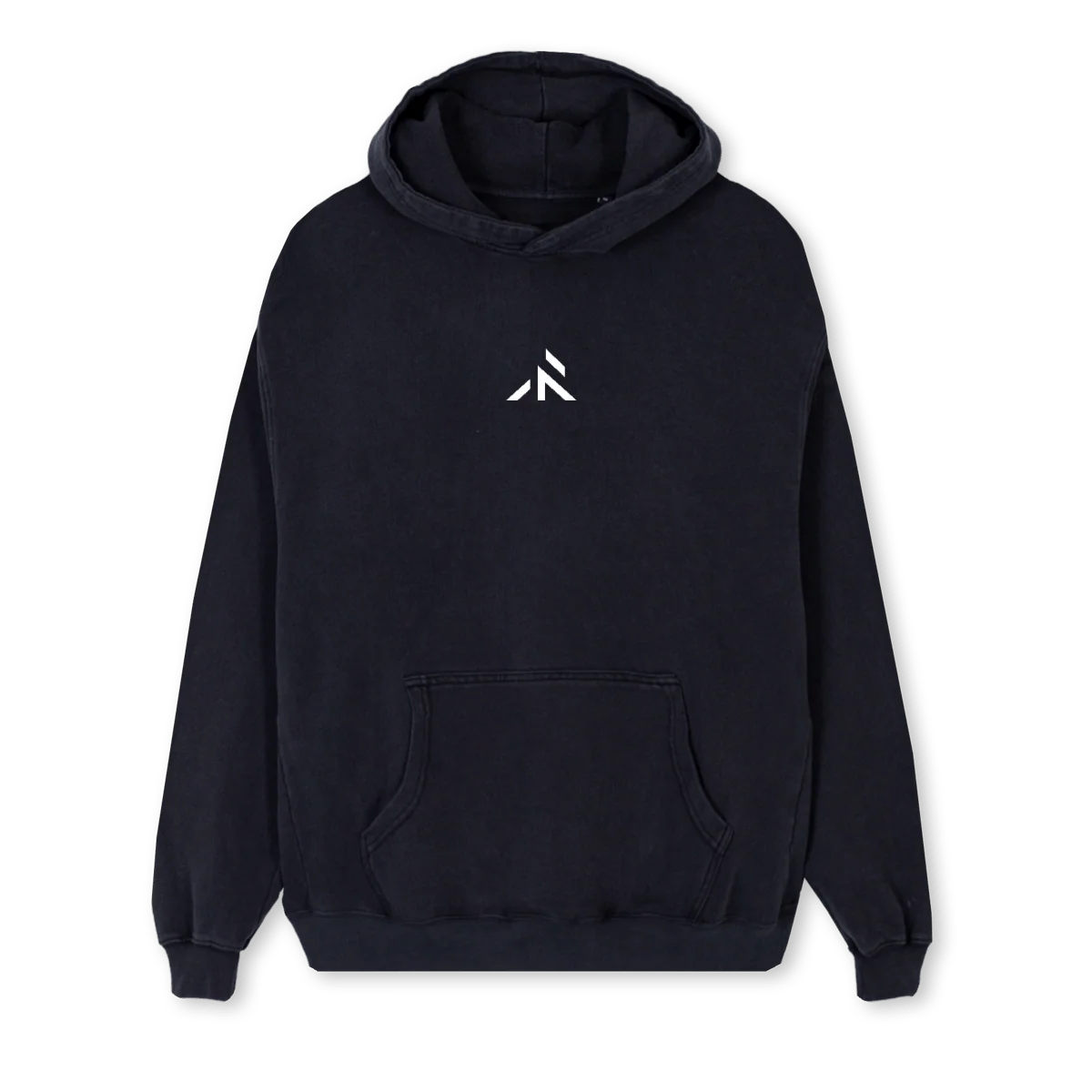 VINBLACKHOODIE Vintage Black Regular Hoodie.