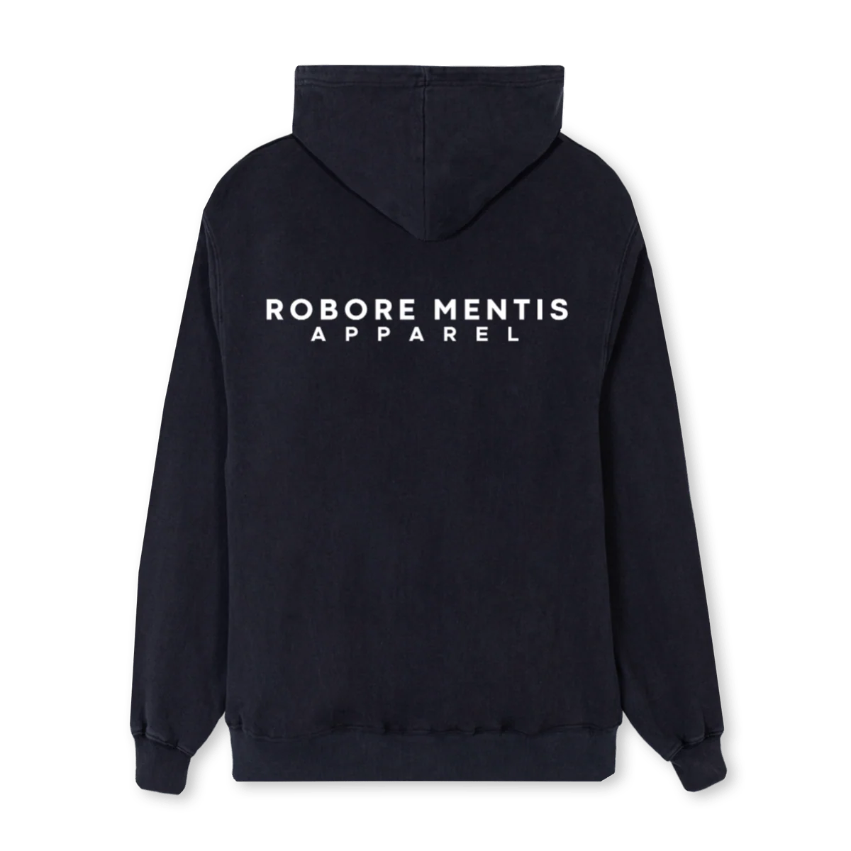 VINBLACKHOODIE Vintage Black Regular Hoodie. - Image 2