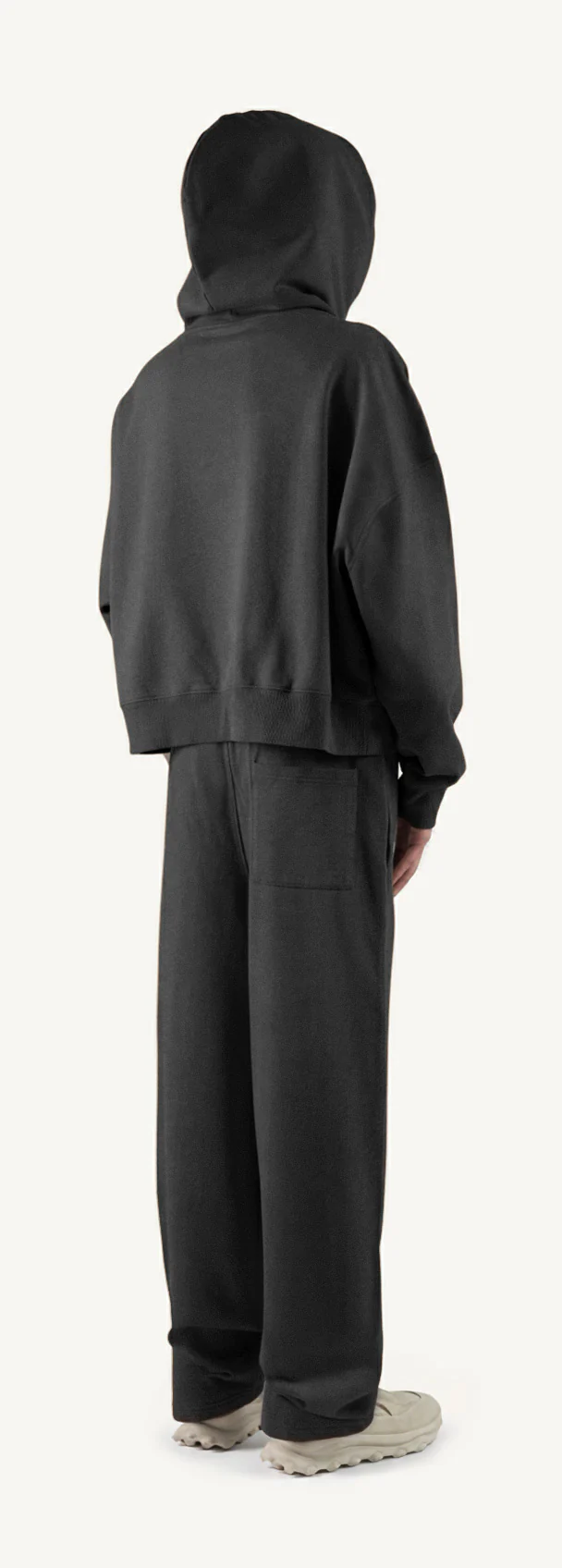 Vintage Black Oversized Boxy Hoodie. - Image 5