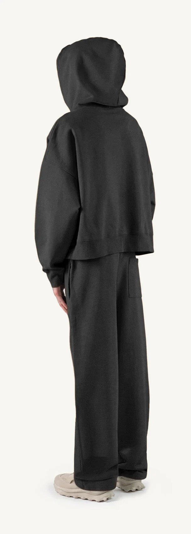 Vintage Black Oversized Boxy Hoodie. - Image 7