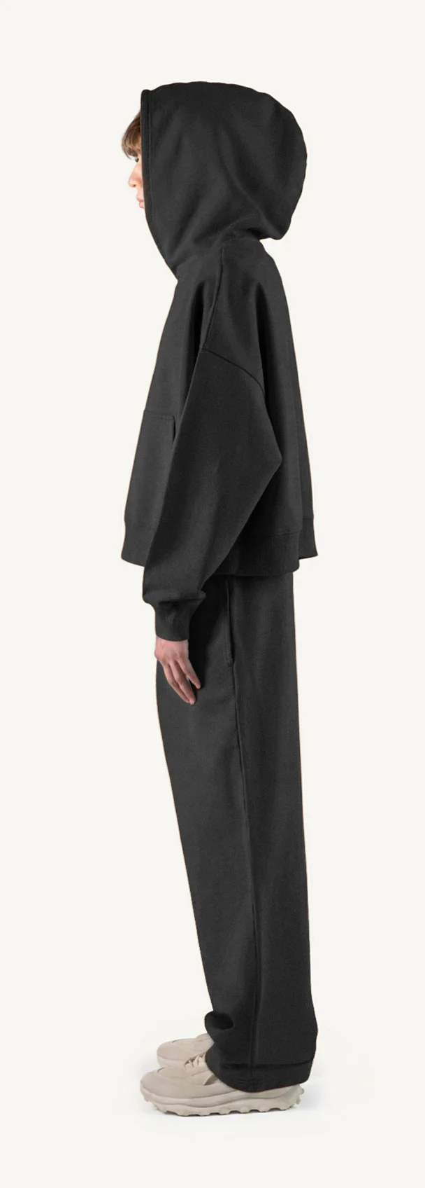 Vintage Black Oversized Boxy Hoodie. - Image 8