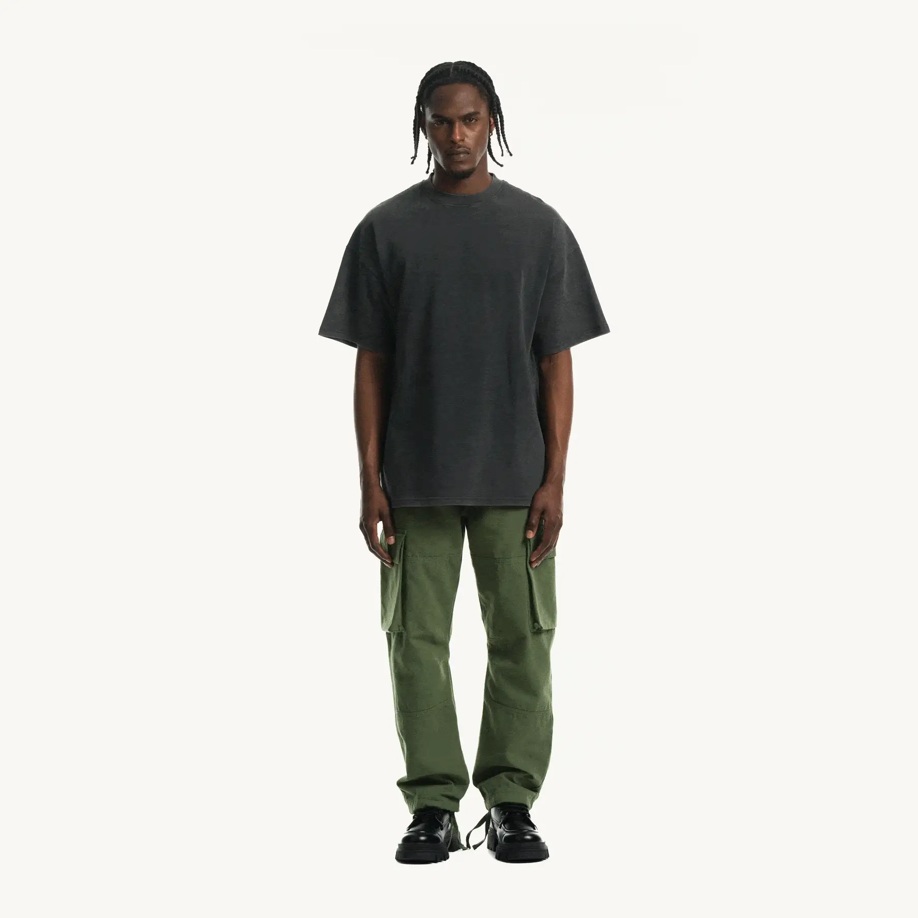Vintage Black Oversized Tee. - Image 3