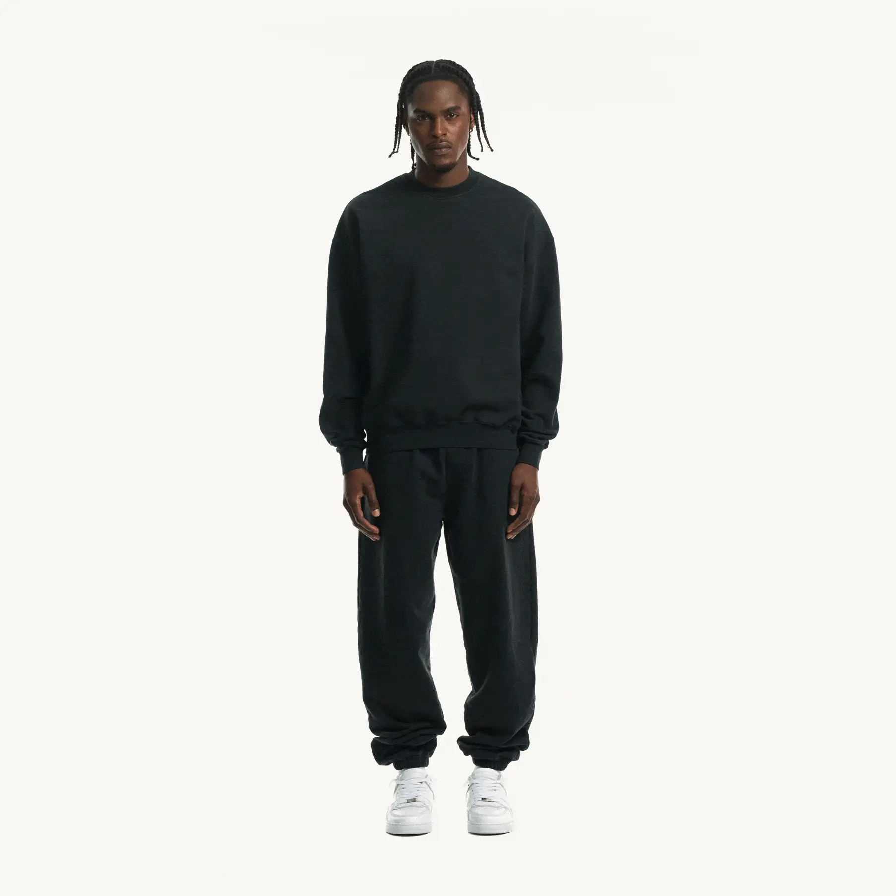 Vintage Black Relaxed Sweatpants. - Image 3