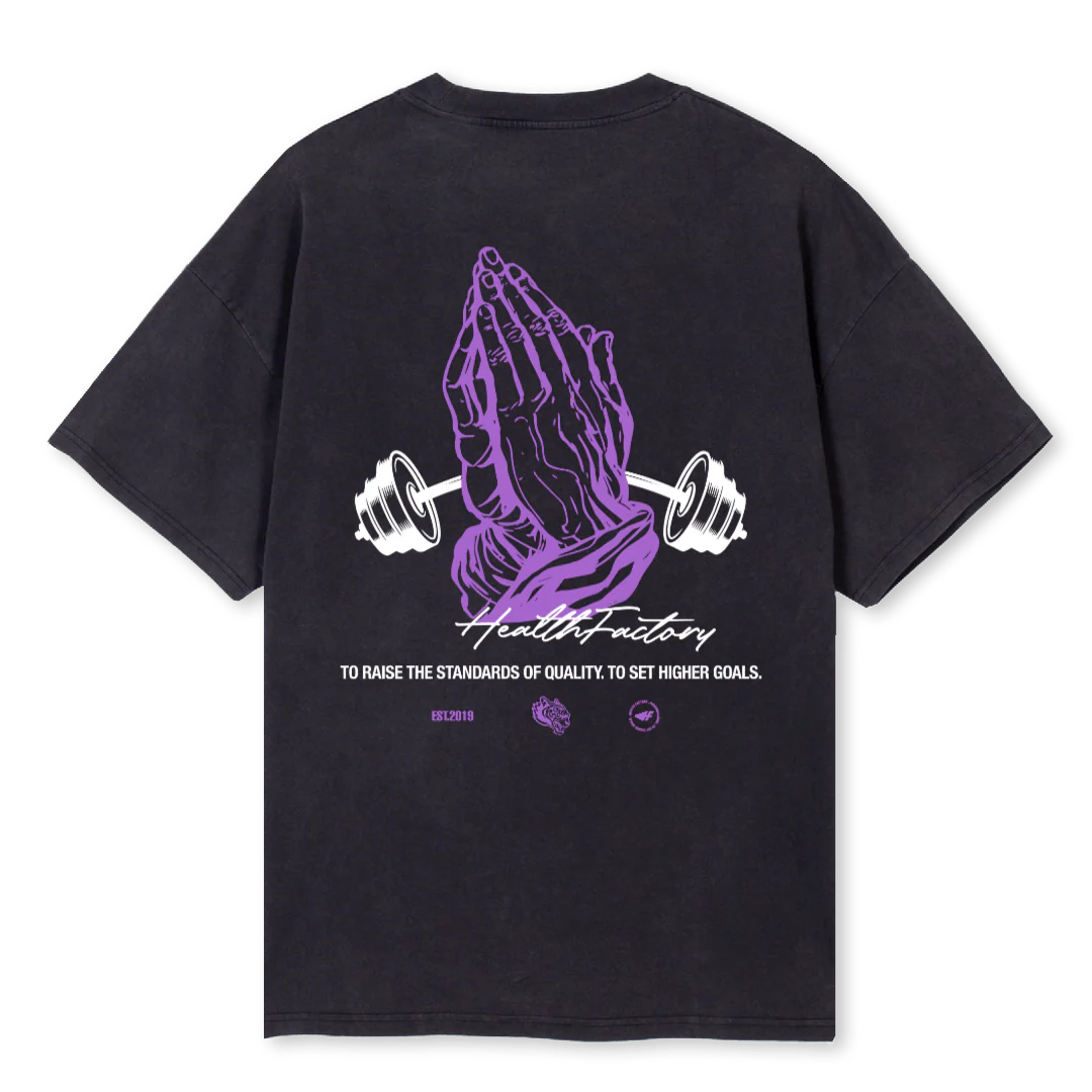 VINTAGE BLCK MAN Vintage Black Oversized Tee. - Image 2