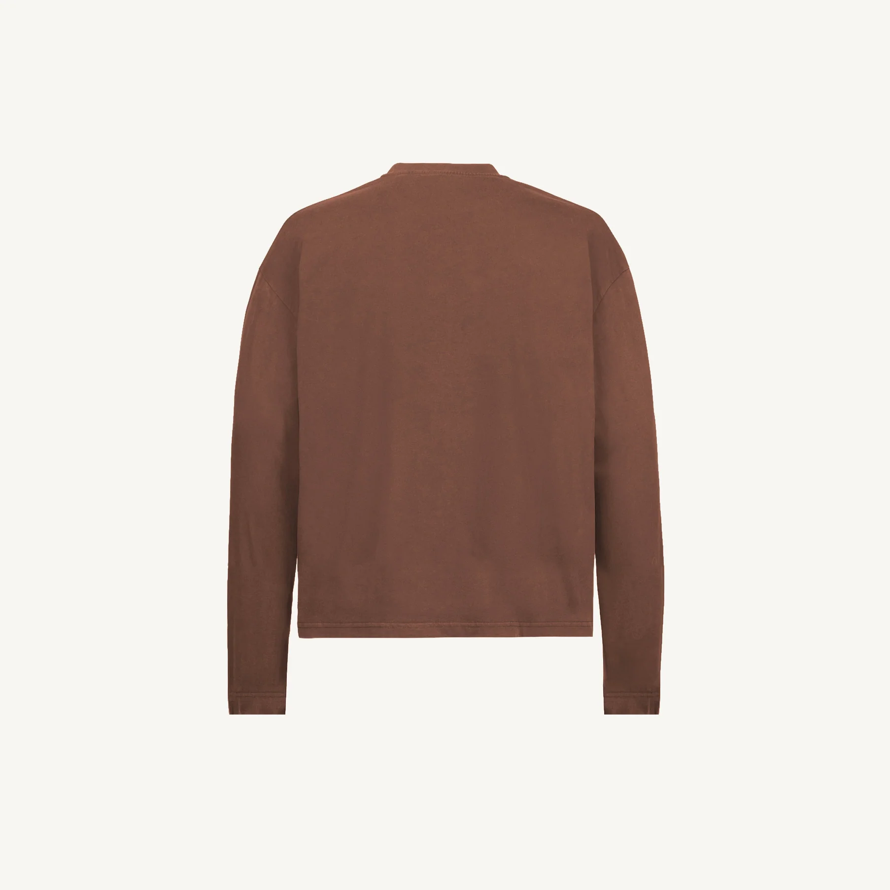 Vintage Brown Oversized Boxy LS Tee. - Image 10