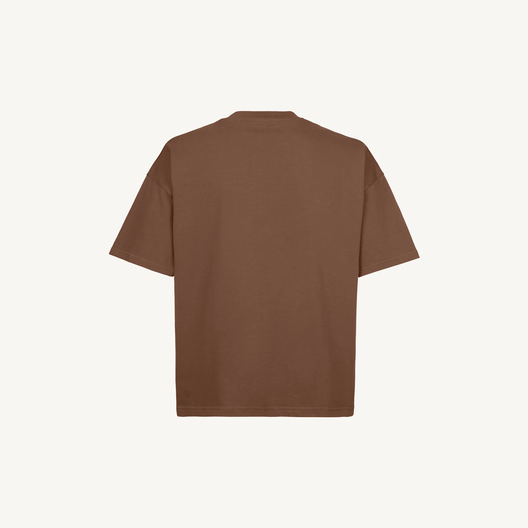 Vintage Brown Oversized Boxy Tee. - Image 4