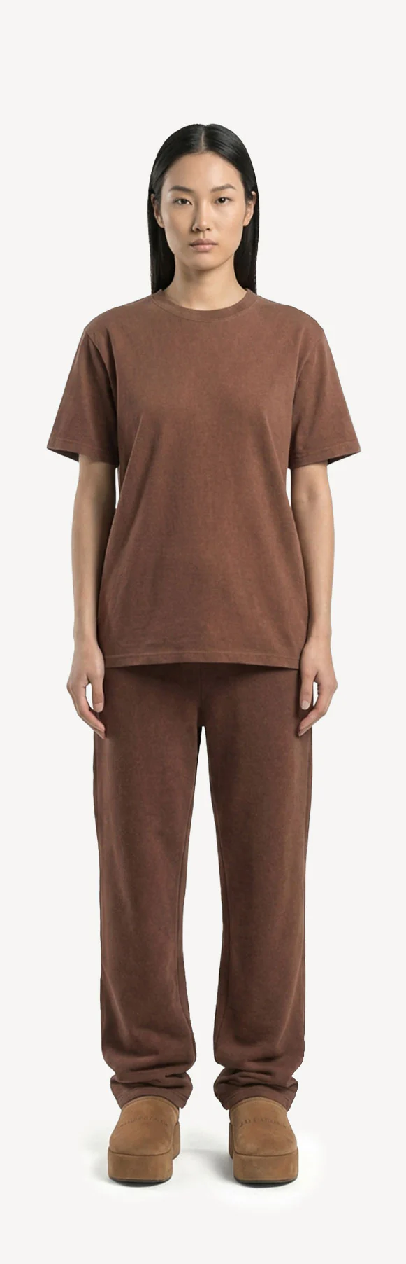 Vintage Brown Straight-Leg Relaxed Sweatpants. - Image 10