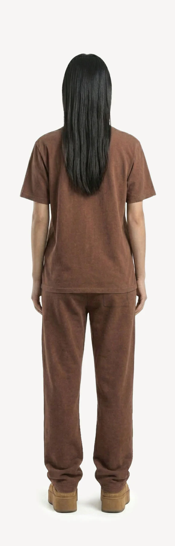 Vintage Brown Straight-Leg Relaxed Sweatpants. - Image 14