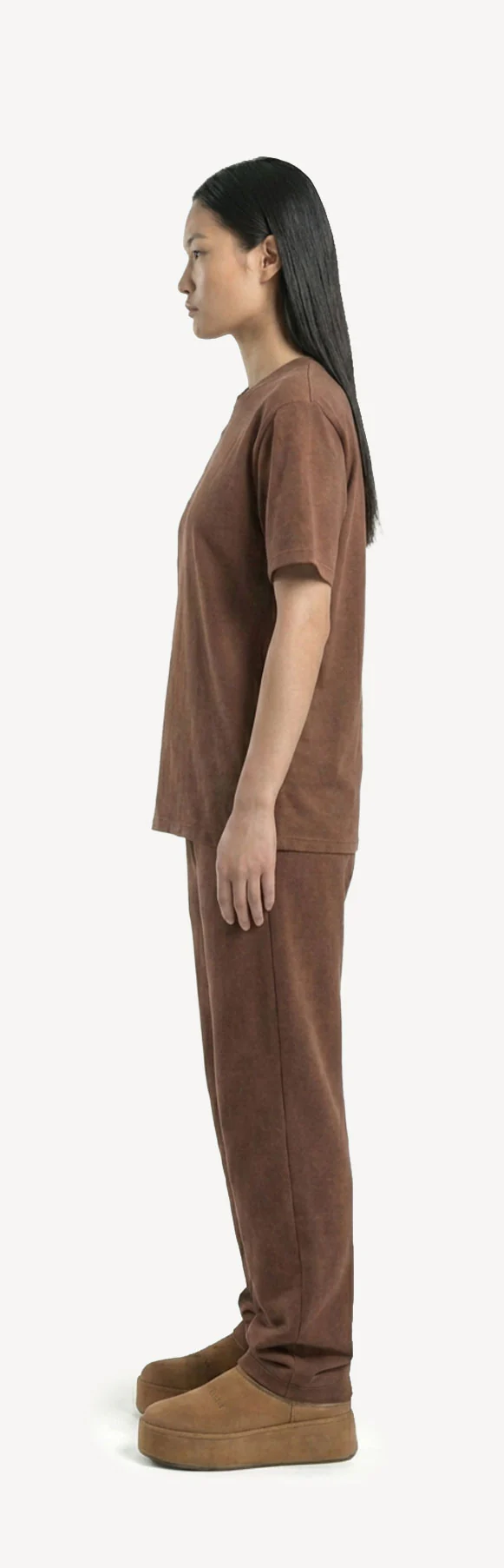 Vintage Brown Straight-Leg Relaxed Sweatpants. - Image 16
