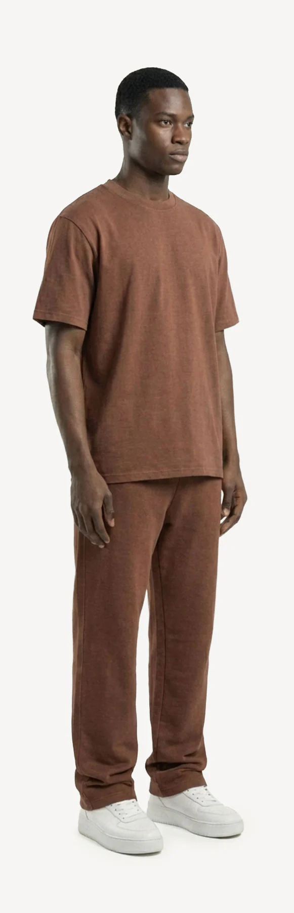 Vintage Brown Straight-Leg Relaxed Sweatpants. - Image 3