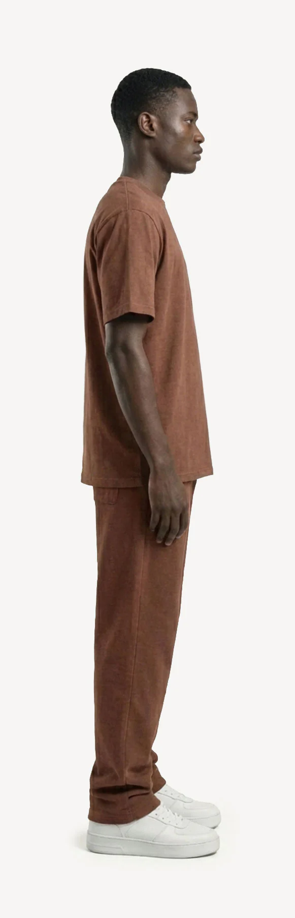 Vintage Brown Straight-Leg Relaxed Sweatpants. - Image 4