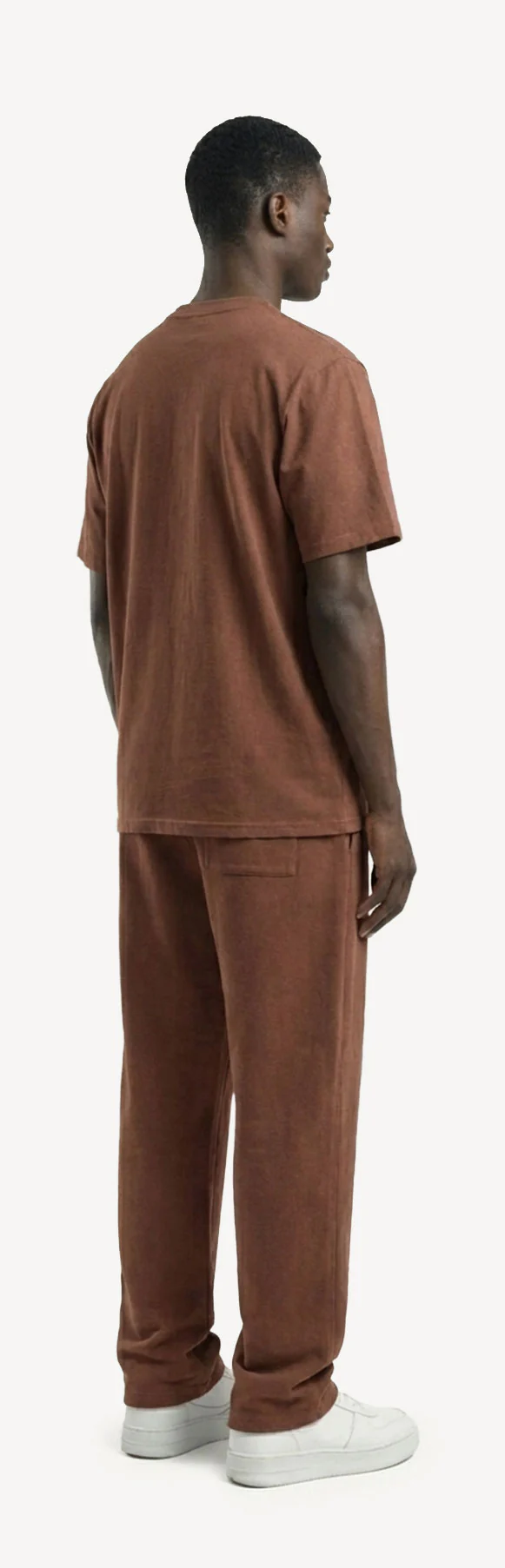 Vintage Brown Straight-Leg Relaxed Sweatpants. - Image 5