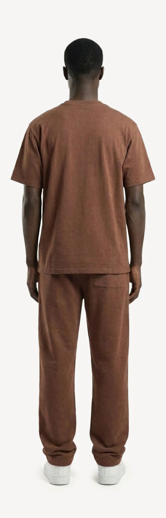 Vintage Brown Straight-Leg Relaxed Sweatpants. - Image 6
