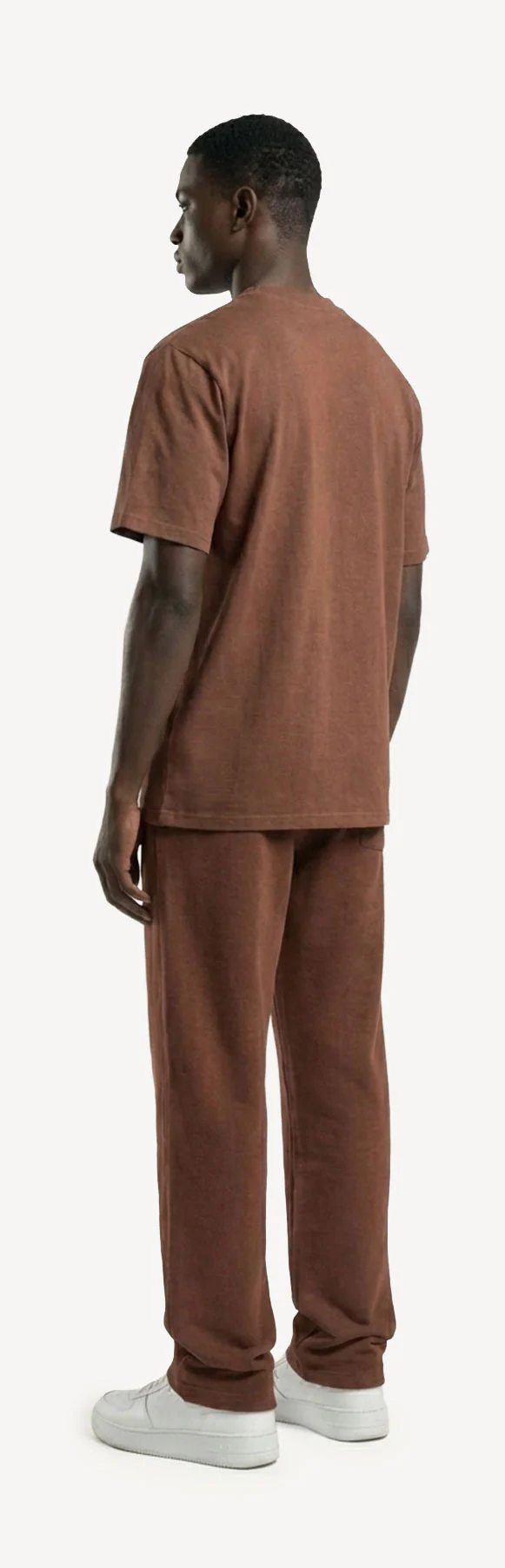Vintage Brown Straight-Leg Relaxed Sweatpants. - Image 7
