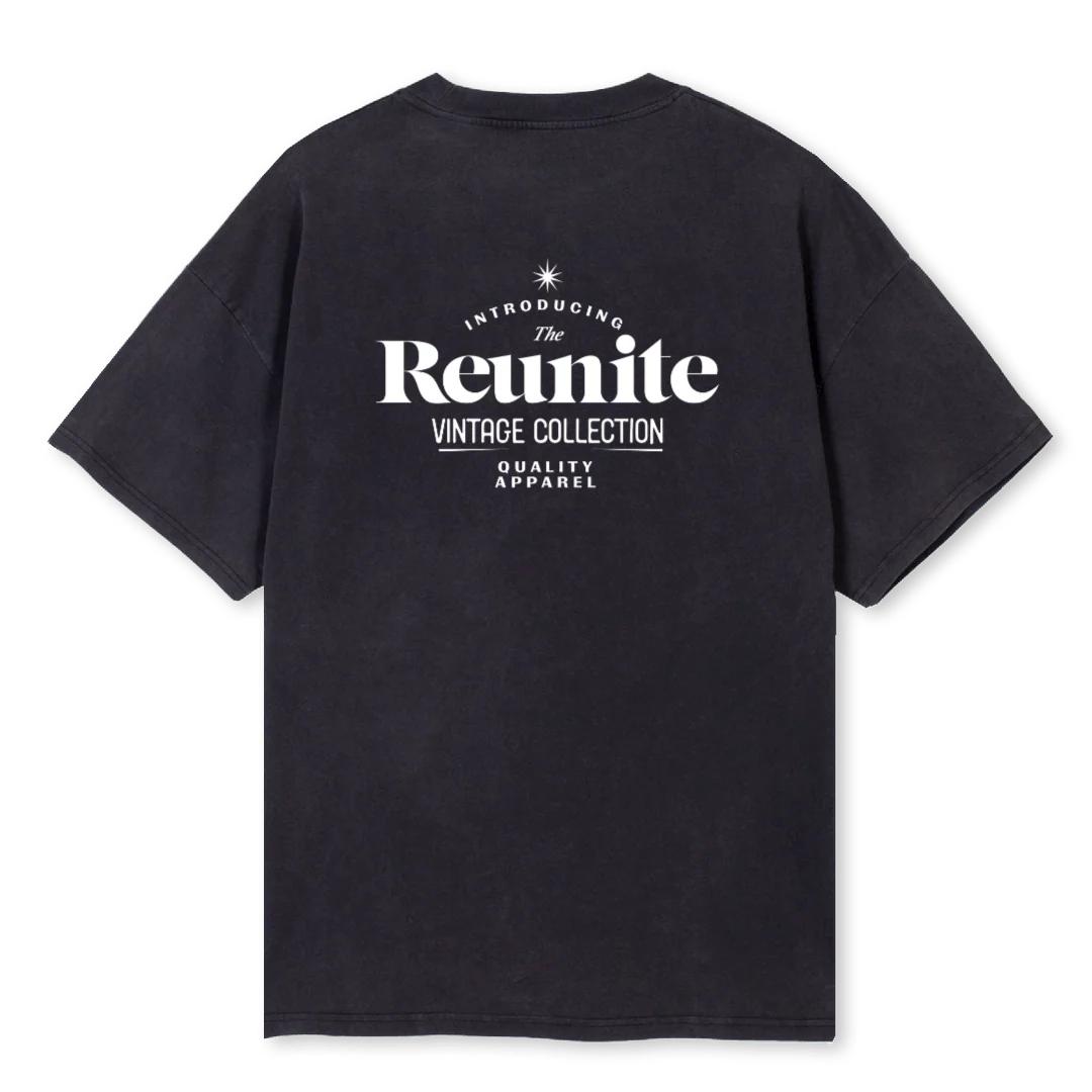 VINTAGE COLLECTION Vintage Black Oversized Tee. - Image 2
