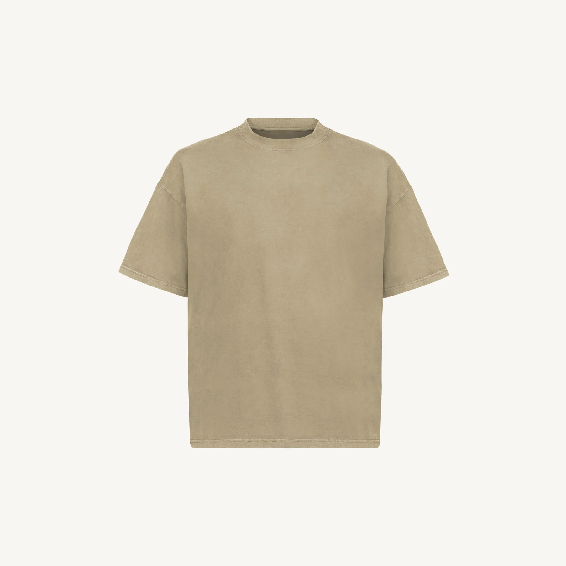 Vintage Dune Oversized Boxy Tee Mockups.