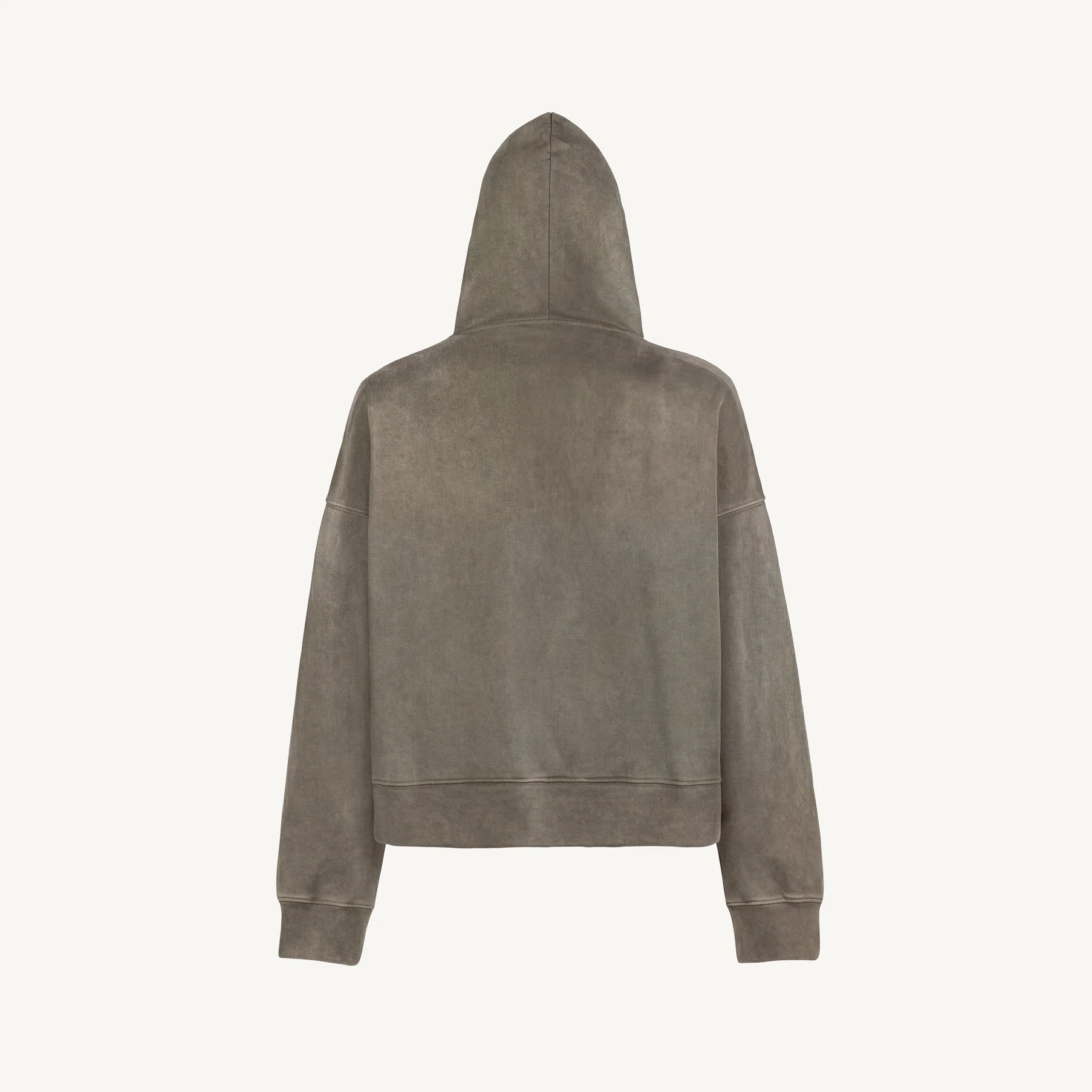 Vintage Olive Oversized Boxy Hoodie. - Image 10