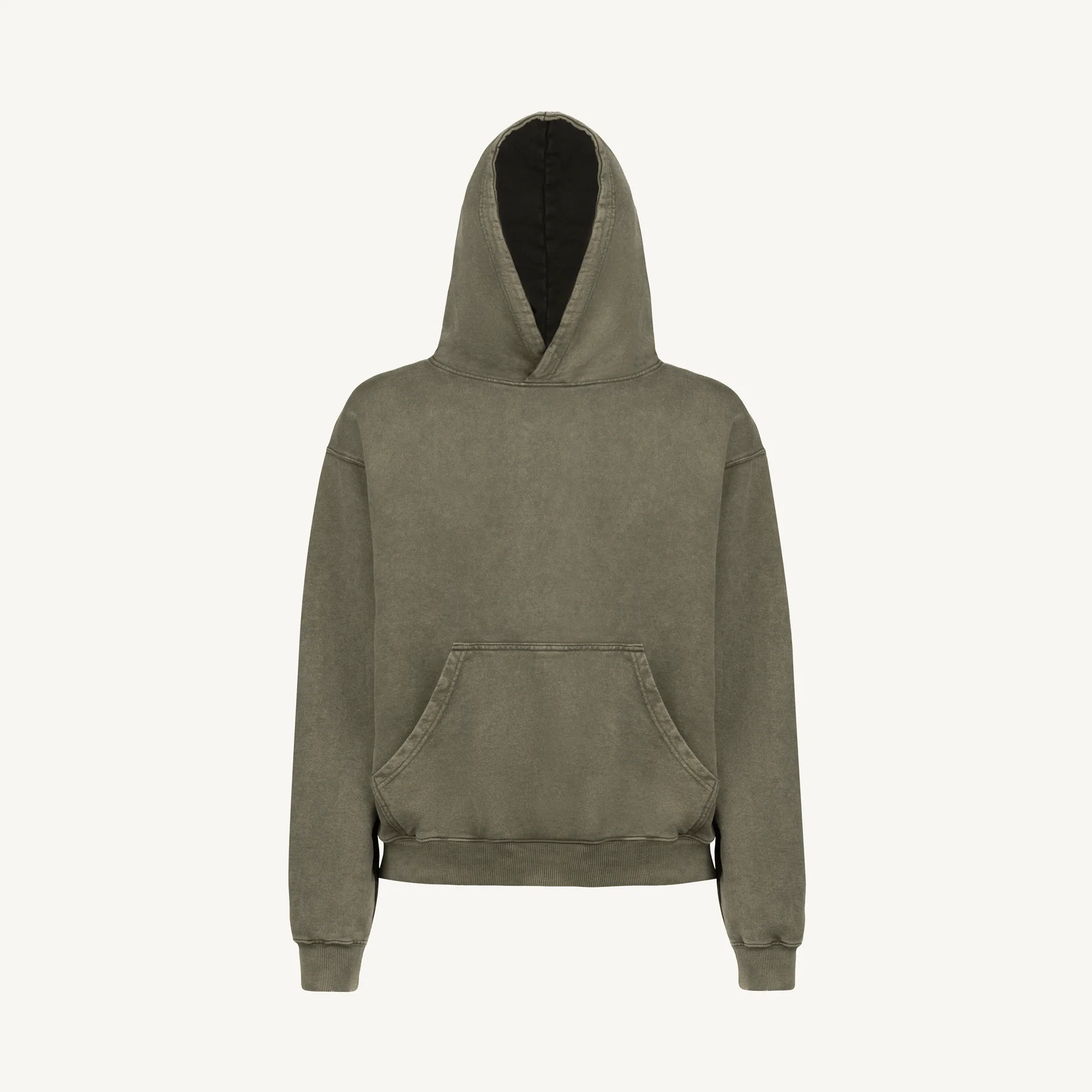 Vintage Olive Oversized Hoodie.