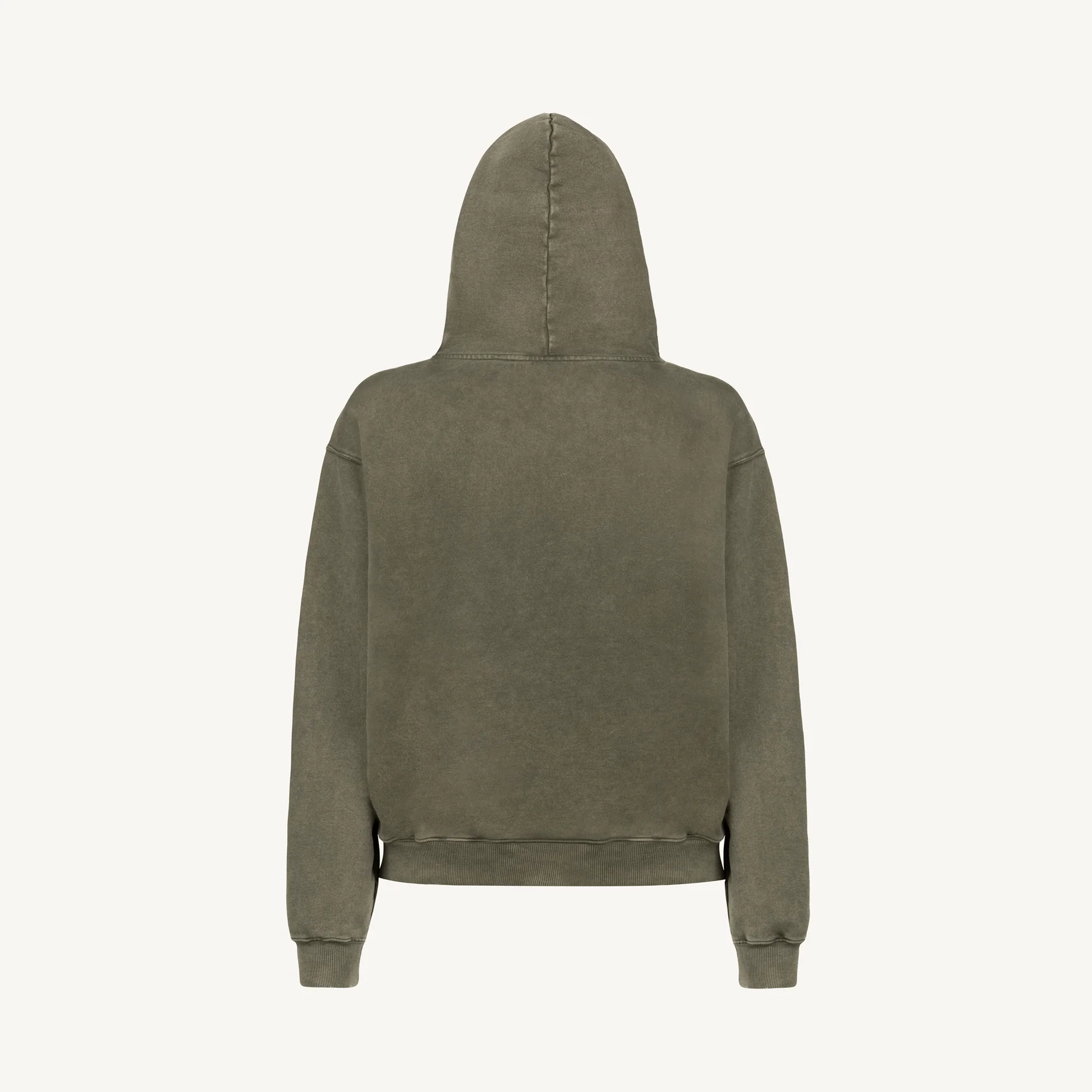 Vintage Olive Oversized Hoodie. - Image 4