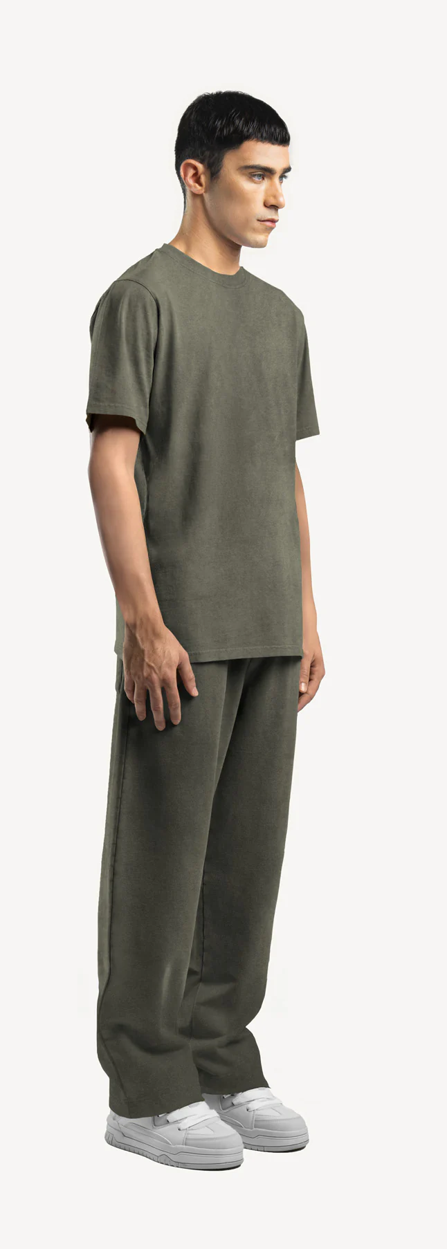 Vintage Olive Straight-Leg Relaxed Sweatpants. - Image 3