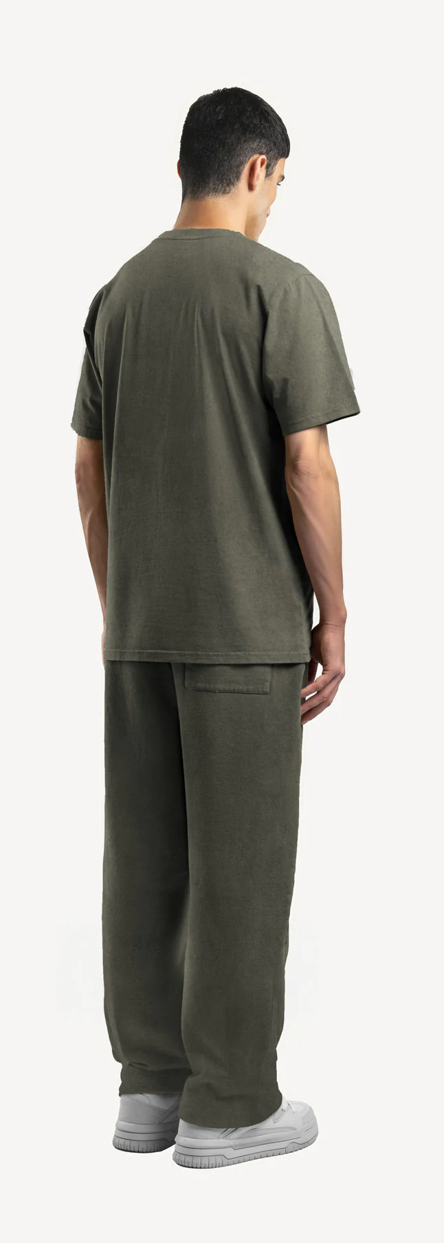 Vintage Olive Straight-Leg Relaxed Sweatpants. - Image 5