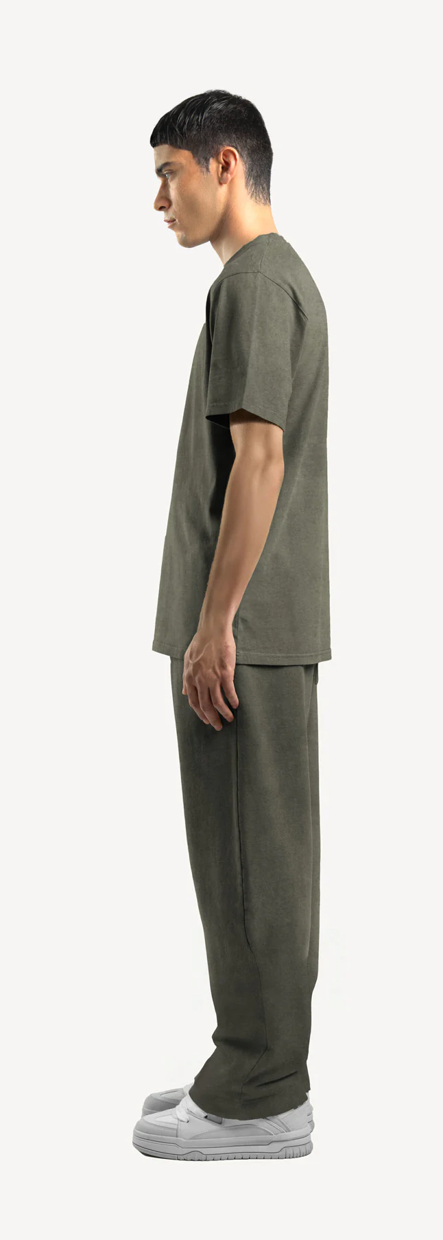 Vintage Olive Straight-Leg Relaxed Sweatpants. - Image 8