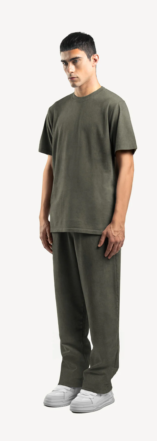 Vintage Olive Straight-Leg Relaxed Sweatpants. - Image 9