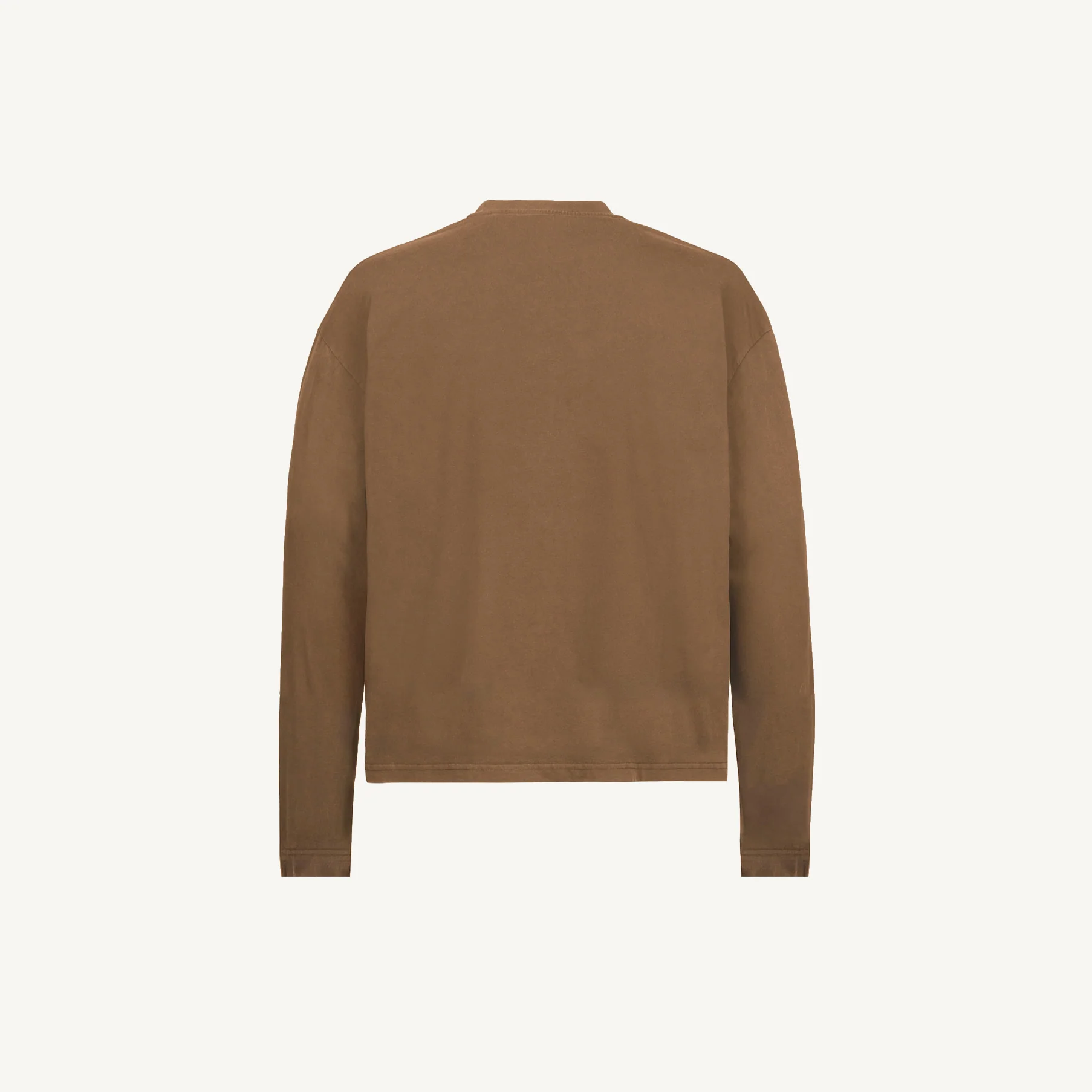 Vintage Tan Oversized Boxy LS Tee. - Image 19