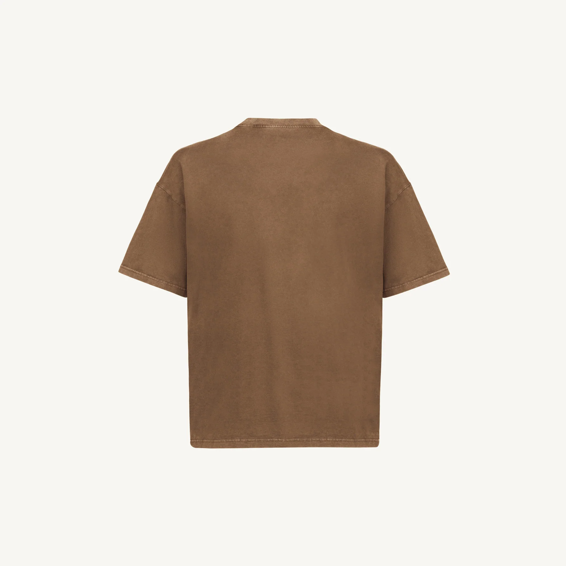 Vintage Tan Oversized Boxy Tee. - Image 10