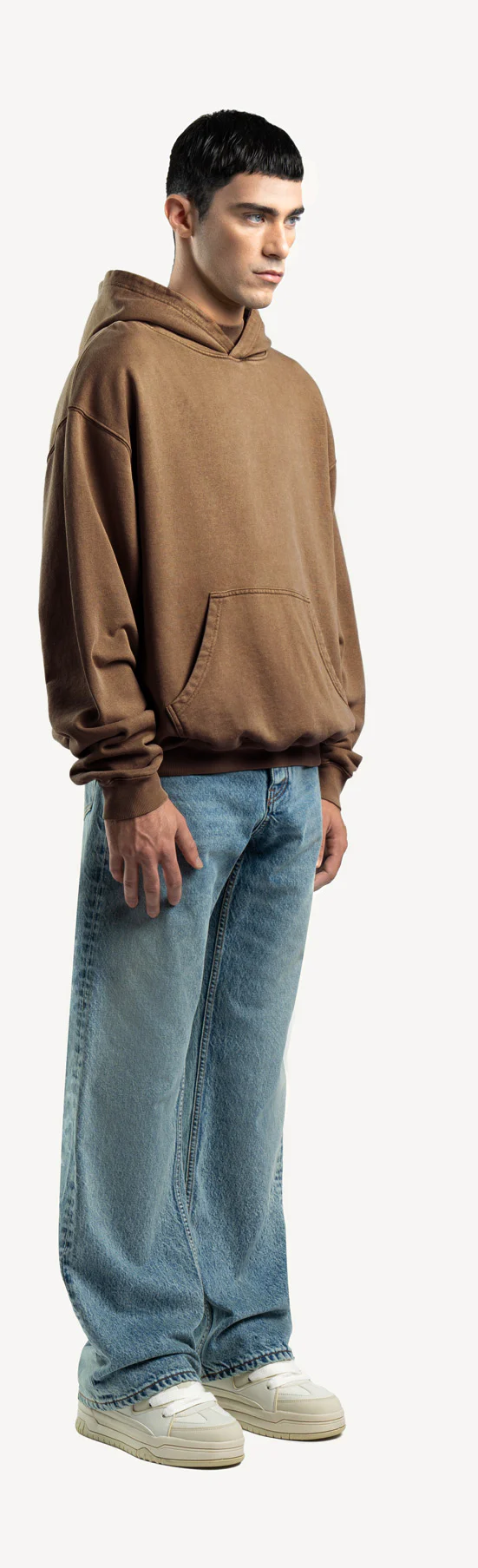 Vintage Tan Oversized Hoodie. - Image 3
