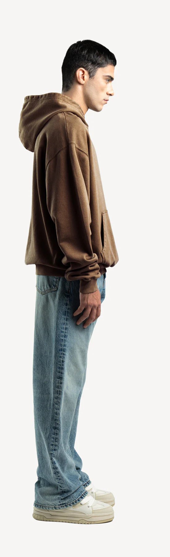 Vintage Tan Oversized Hoodie. - Image 4