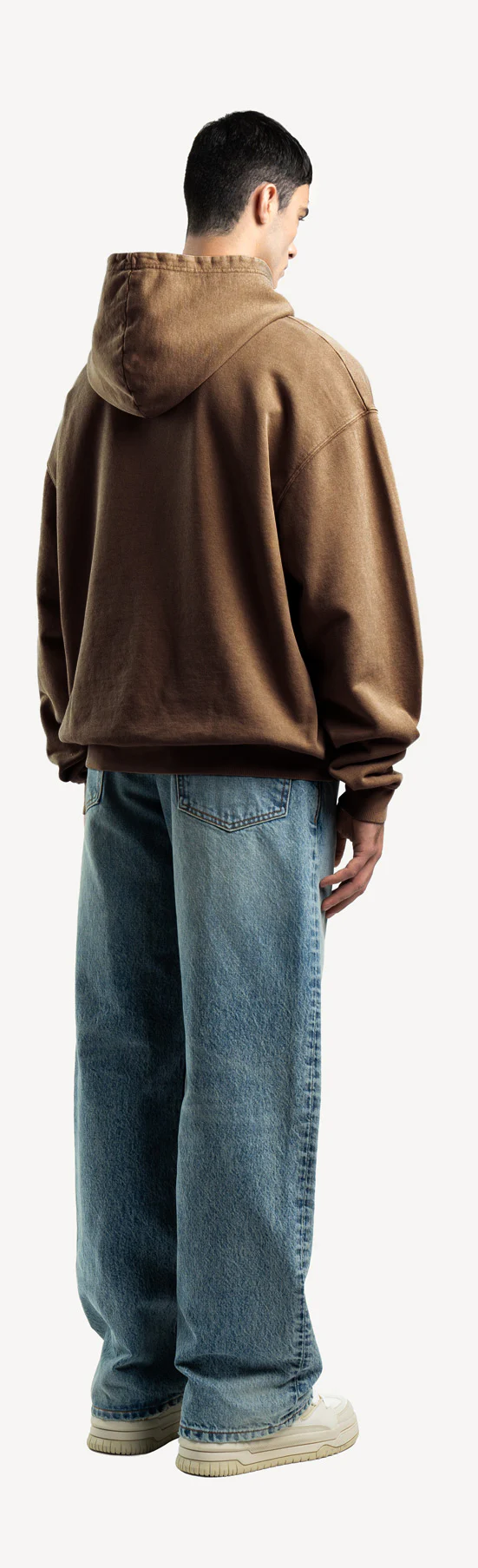 Vintage Tan Oversized Hoodie. - Image 5