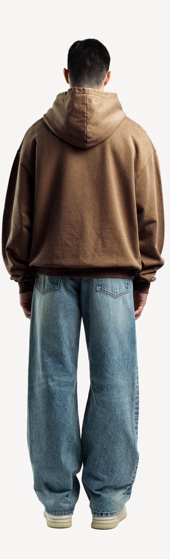 Vintage Tan Oversized Hoodie. - Image 6