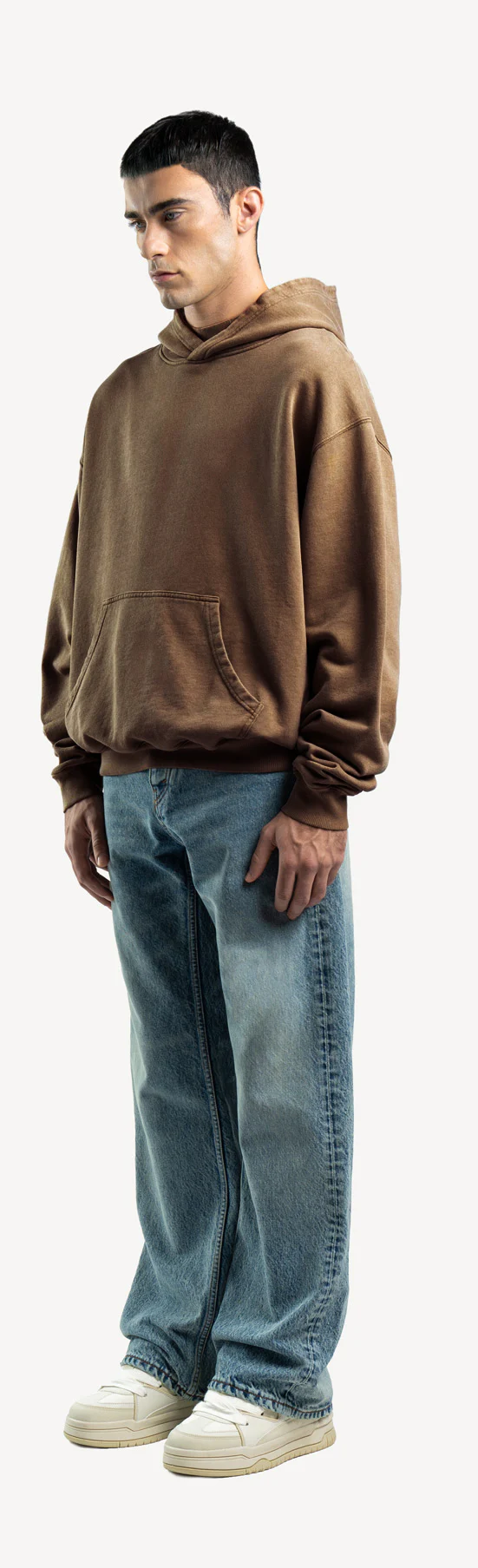 Vintage Tan Oversized Hoodie. - Image 9