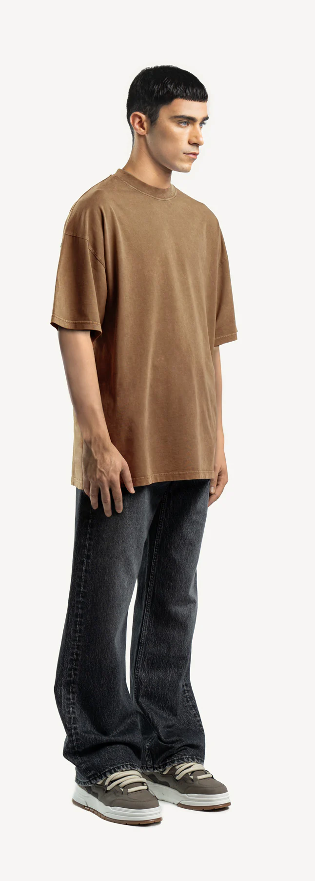 Vintage Tan Oversized Tee. - Image 3