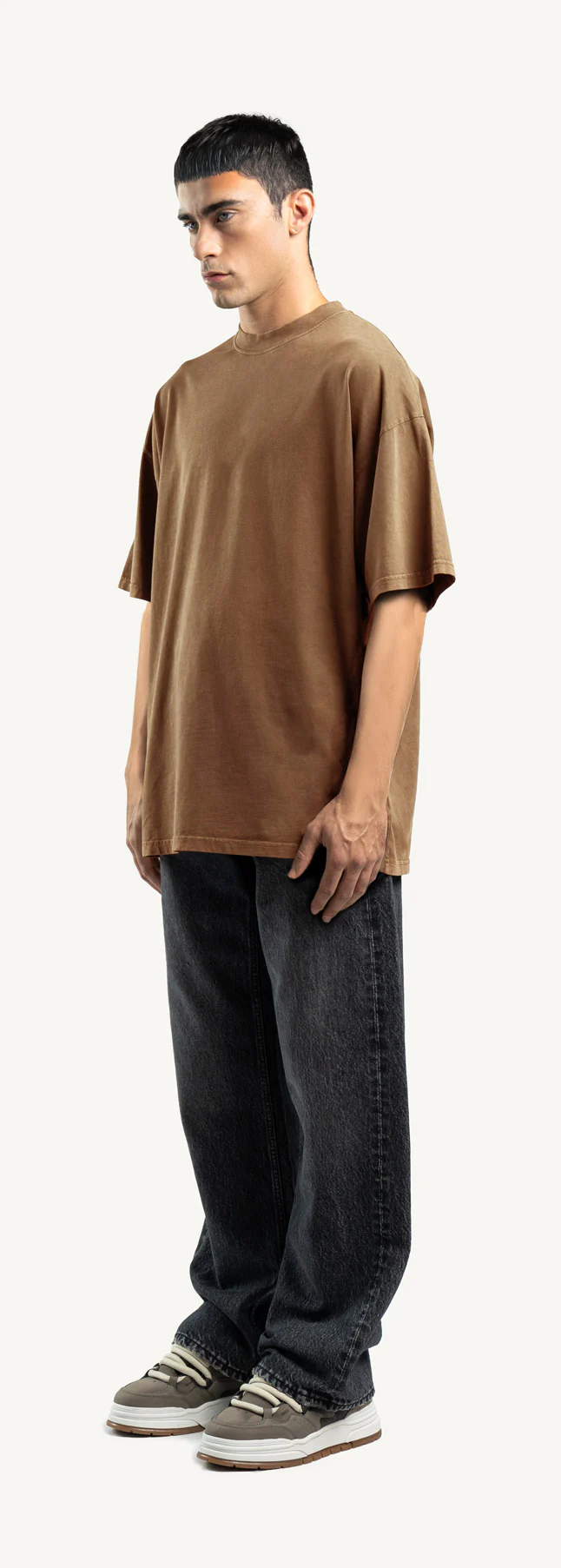 Vintage Tan Oversized Tee. - Image 9