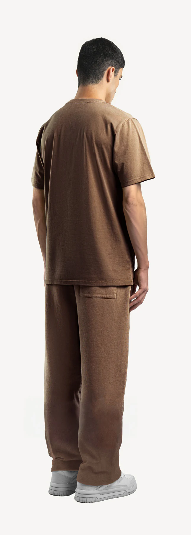 Vintage Tan Straight-Leg Relaxed Sweatpants. - Image 5