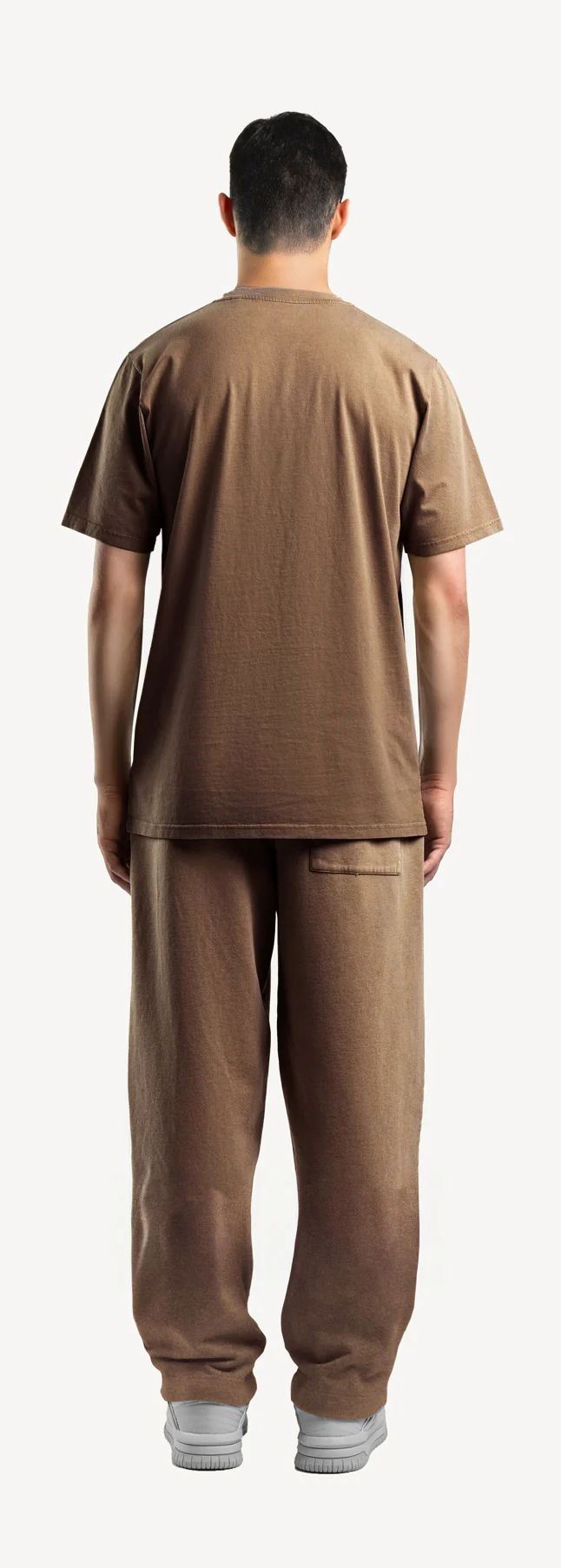 Vintage Tan Straight-Leg Relaxed Sweatpants. - Image 6