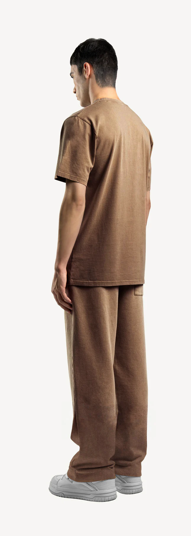 Vintage Tan Straight-Leg Relaxed Sweatpants. - Image 7
