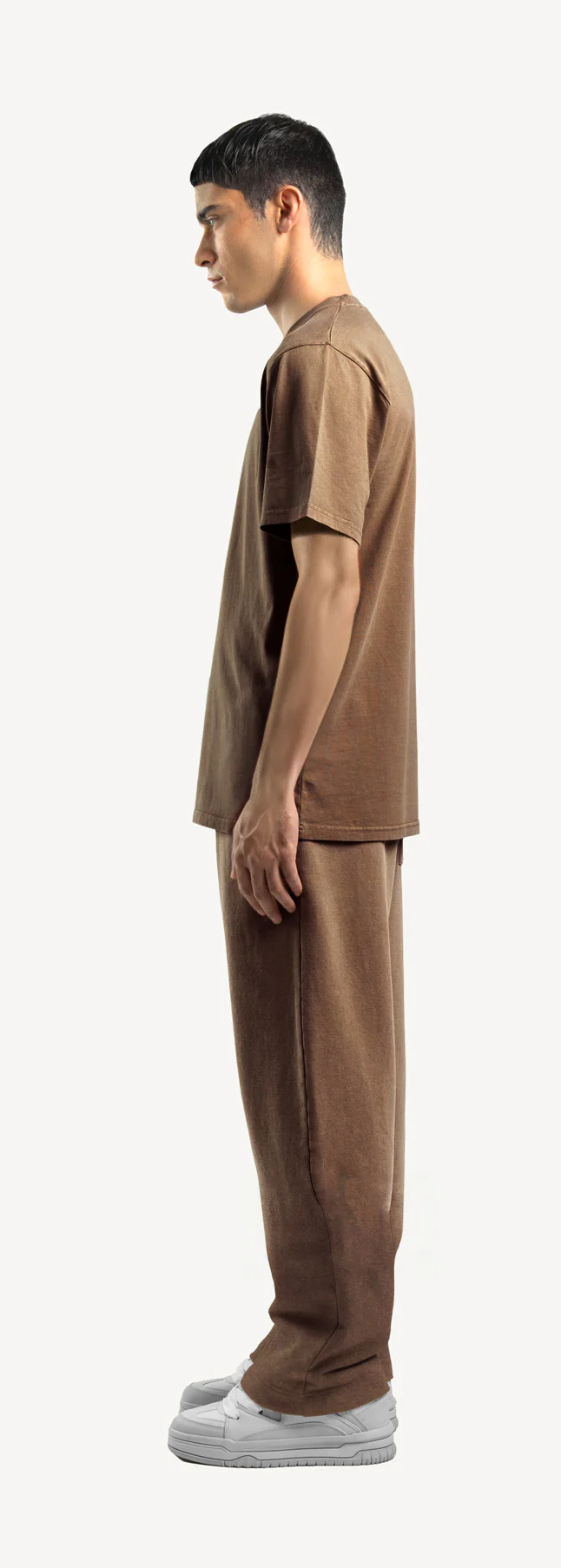 Vintage Tan Straight-Leg Relaxed Sweatpants. - Image 8