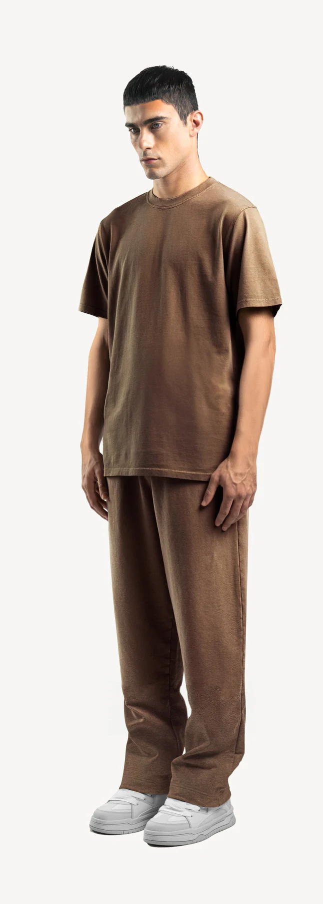 Vintage Tan Straight-Leg Relaxed Sweatpants. - Image 9