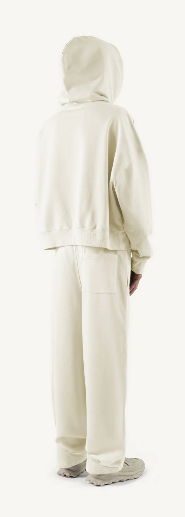 Vintage White Oversized Boxy Hoodie. - Image 5