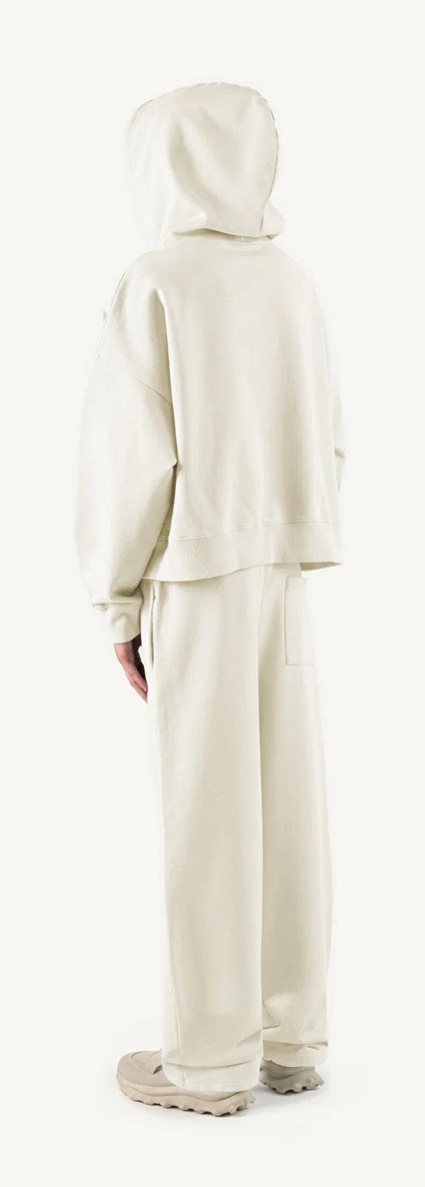 Vintage White Oversized Boxy Hoodie. - Image 7