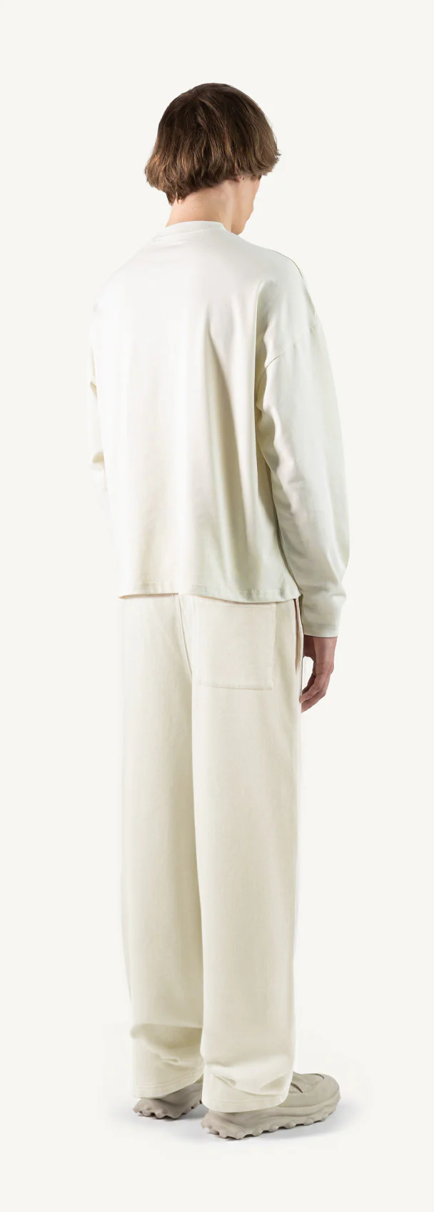 Vintage White Oversized Boxy LS Tee. - Image 5