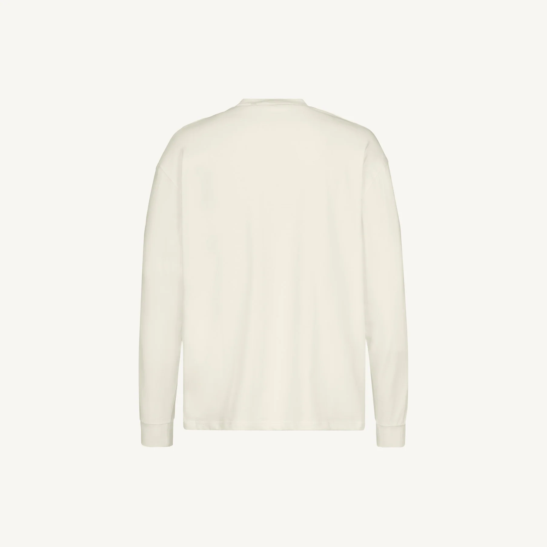Vintage White Oversized LS Tee. - Image 4