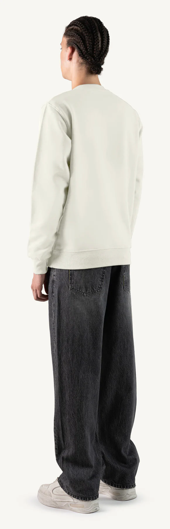 Vintage White Regular Crewneck Sweater. - Image 7