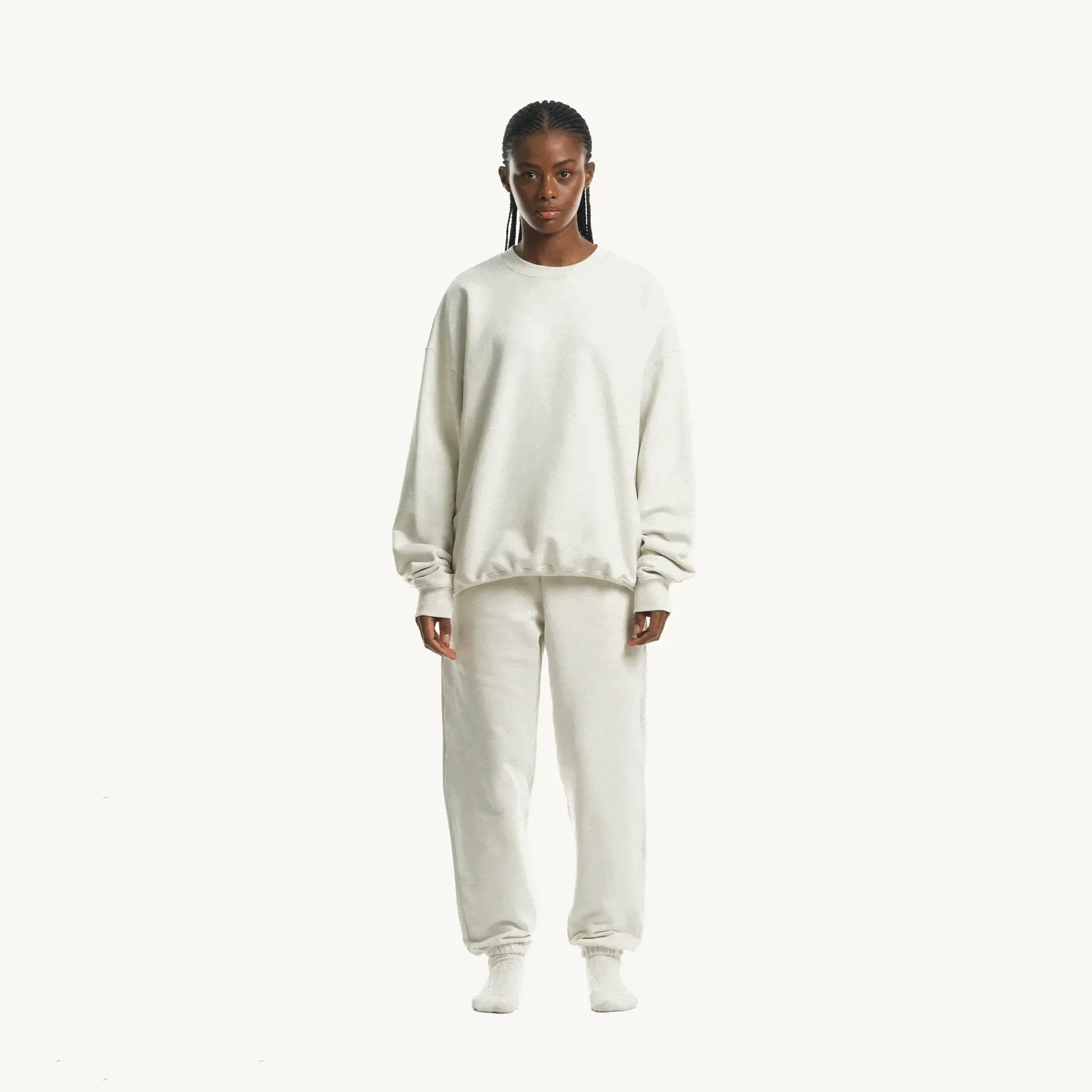 Vintage White Relaxed Sweatpants. - Image 4